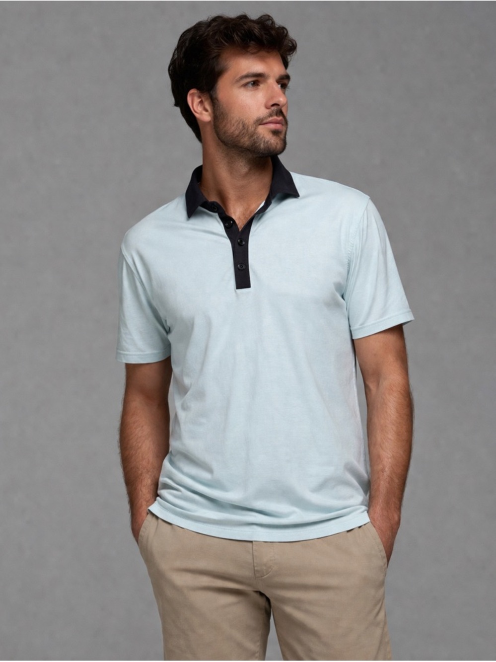 Lululemon Polo Shirt Mens Small Blue Athletic Golf Short Sleeve Vitasea